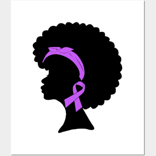 pancreatic cancer Awareness Ribbons T shirt For Women Posters and Art